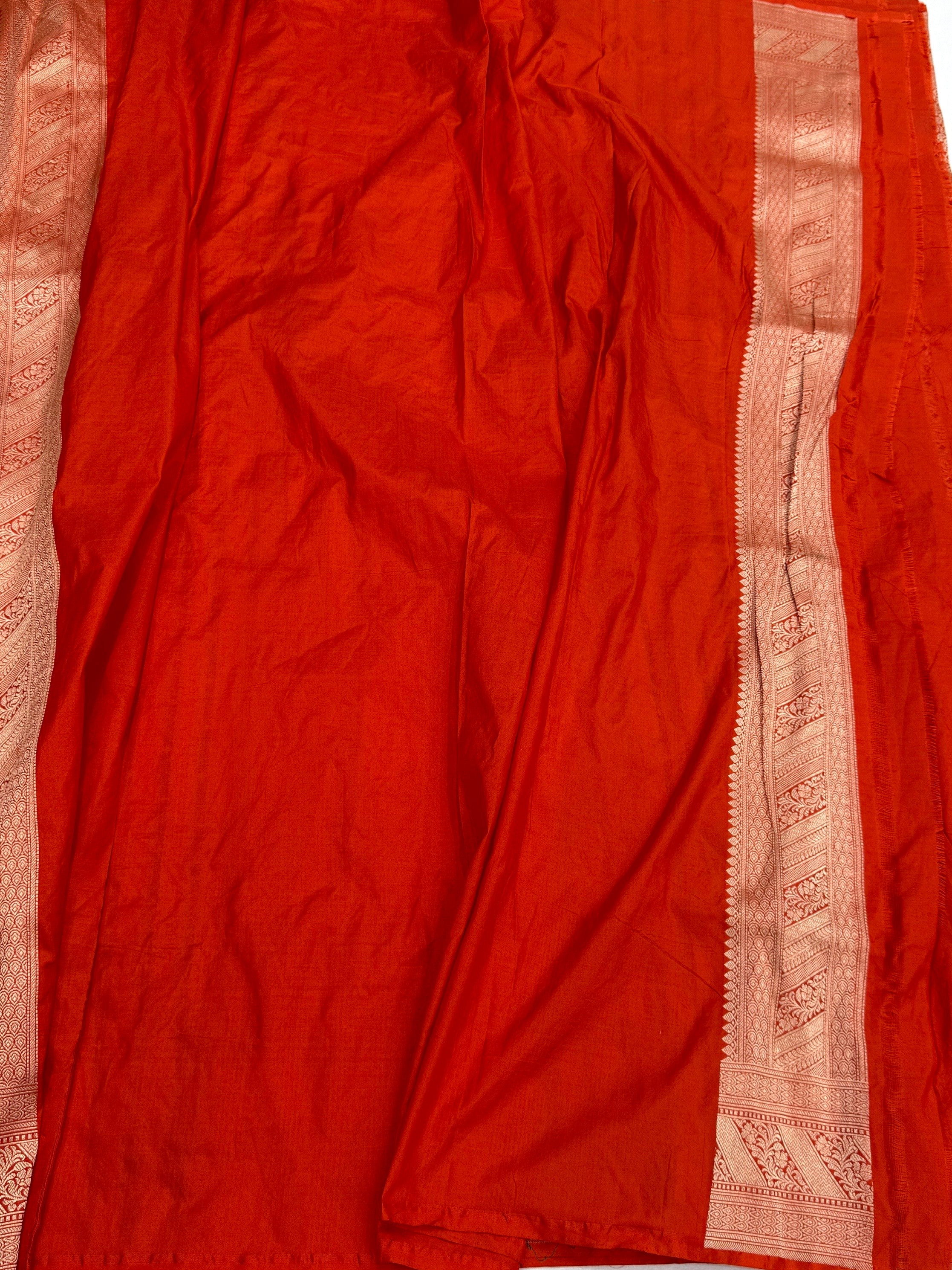 Banarasi Minakari Pure Katan Silk Brocade Saree – Rich Traditional Brocade Weave