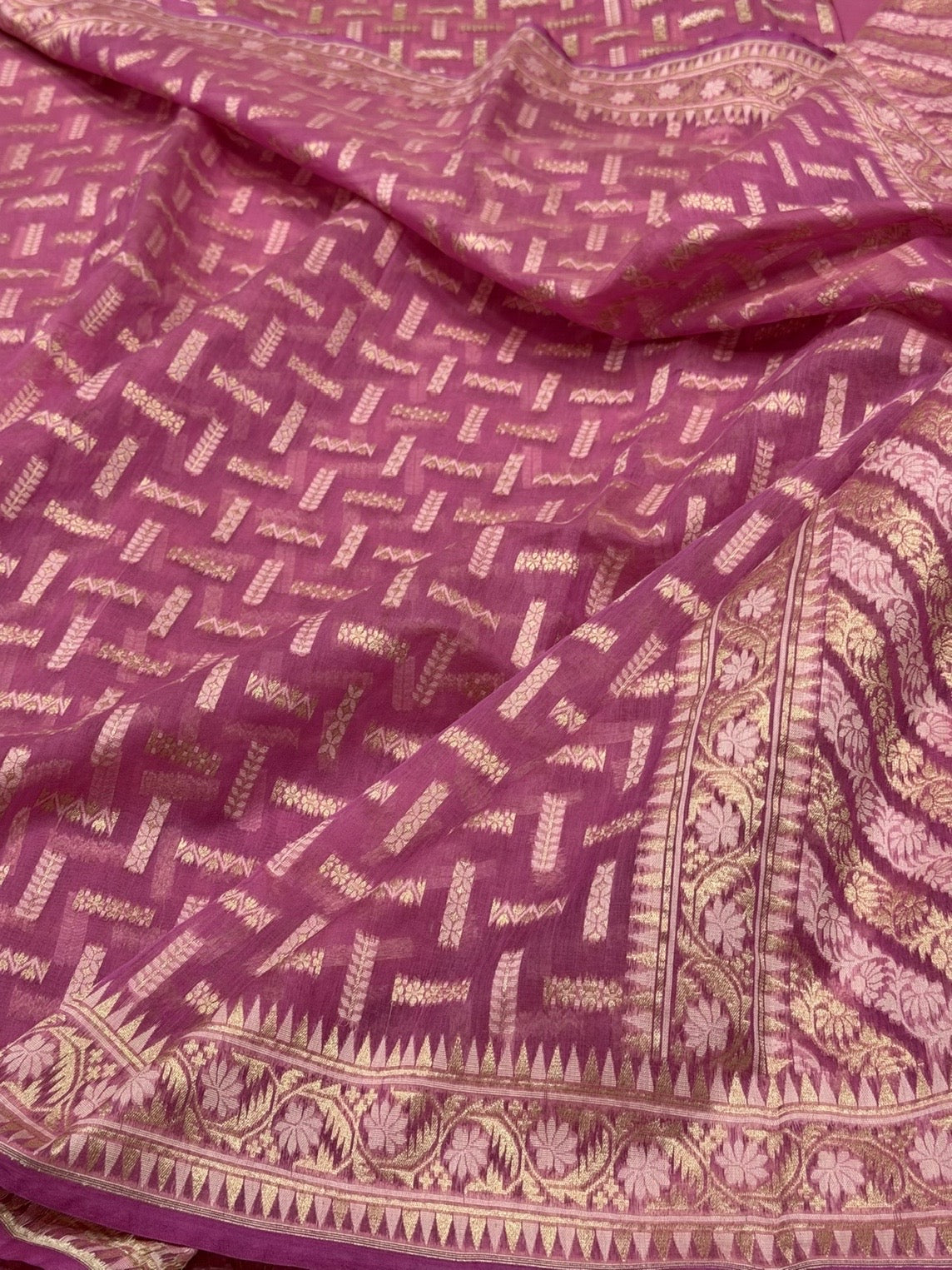 Banarasi Pure Kora Cotton Saree