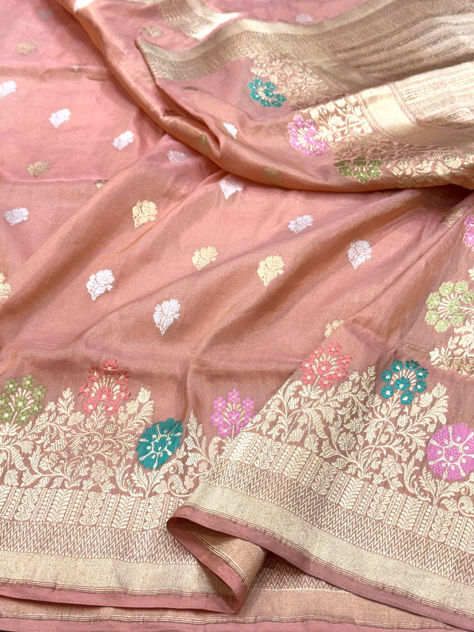 Handwoven Pure Tissue Saree