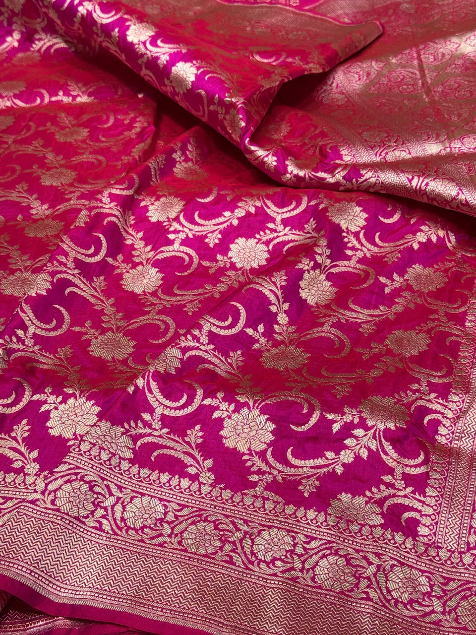 Banarasi Pure Katan Silk Saree | Pure Silk | Cutwork Technique | Banarasi Katan Silk Saree
