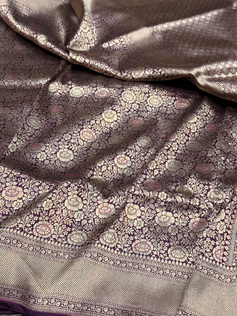 Banarasi Minakari Silk Brocade Saree