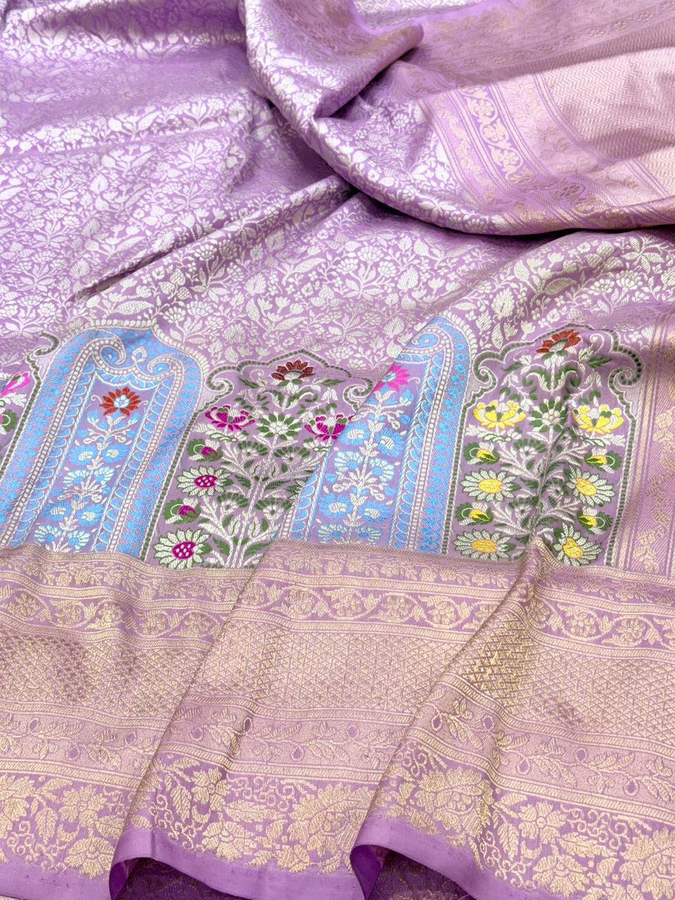 Handwoven Pure Banarasi Silk Saree