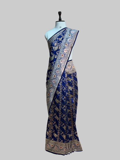 Banarasi Minakari Pure Silk Saree