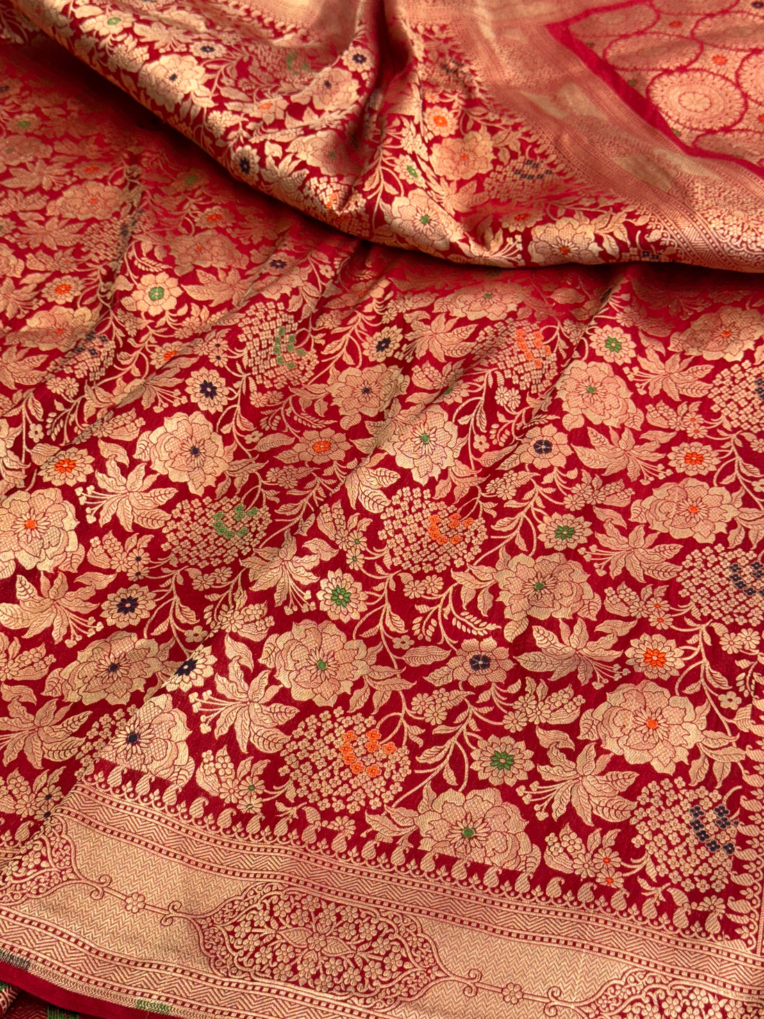 Banarasi Minakari Pure Silk Brocade Saree