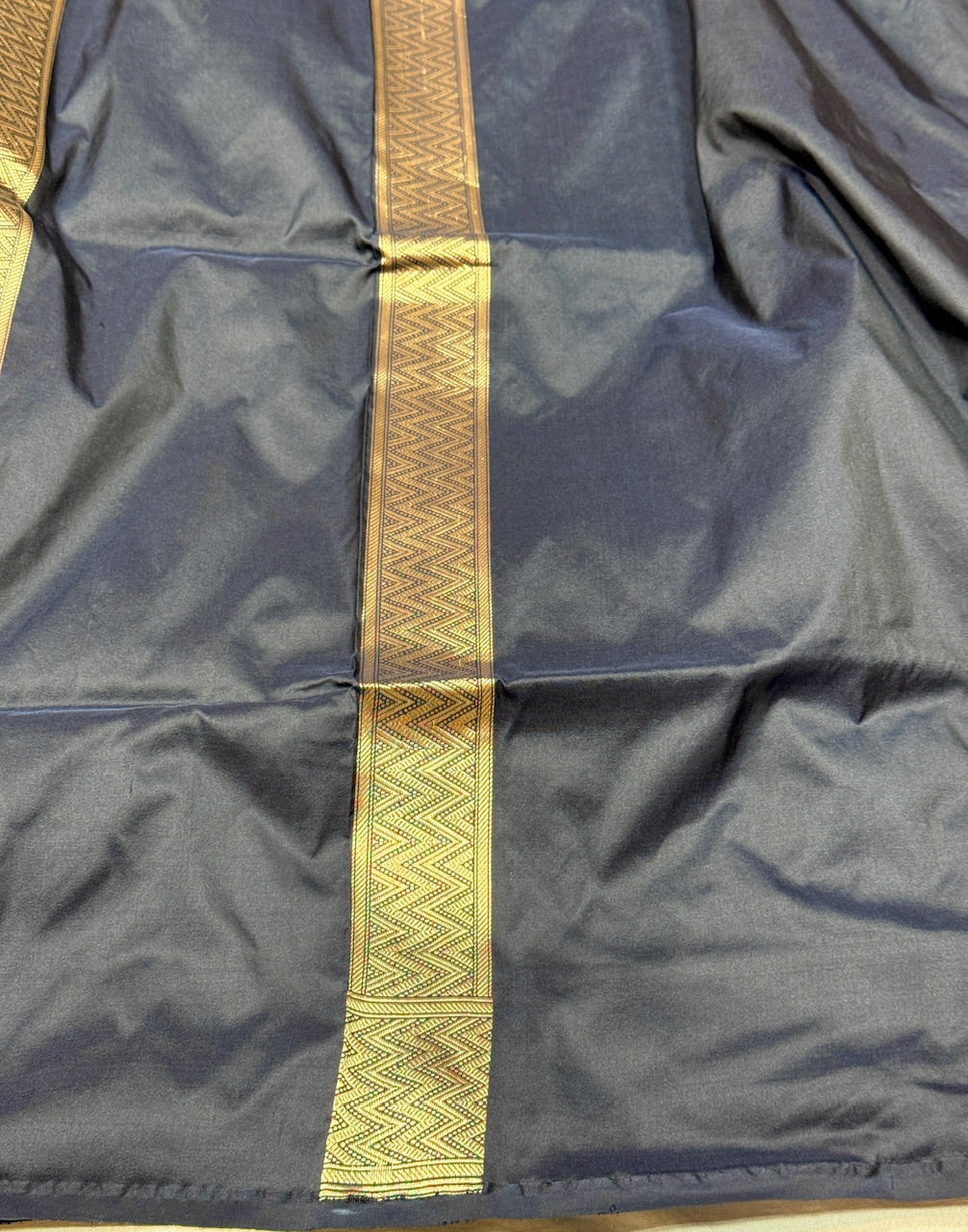 Black Handwoven Pure Banarasi Silk Saree