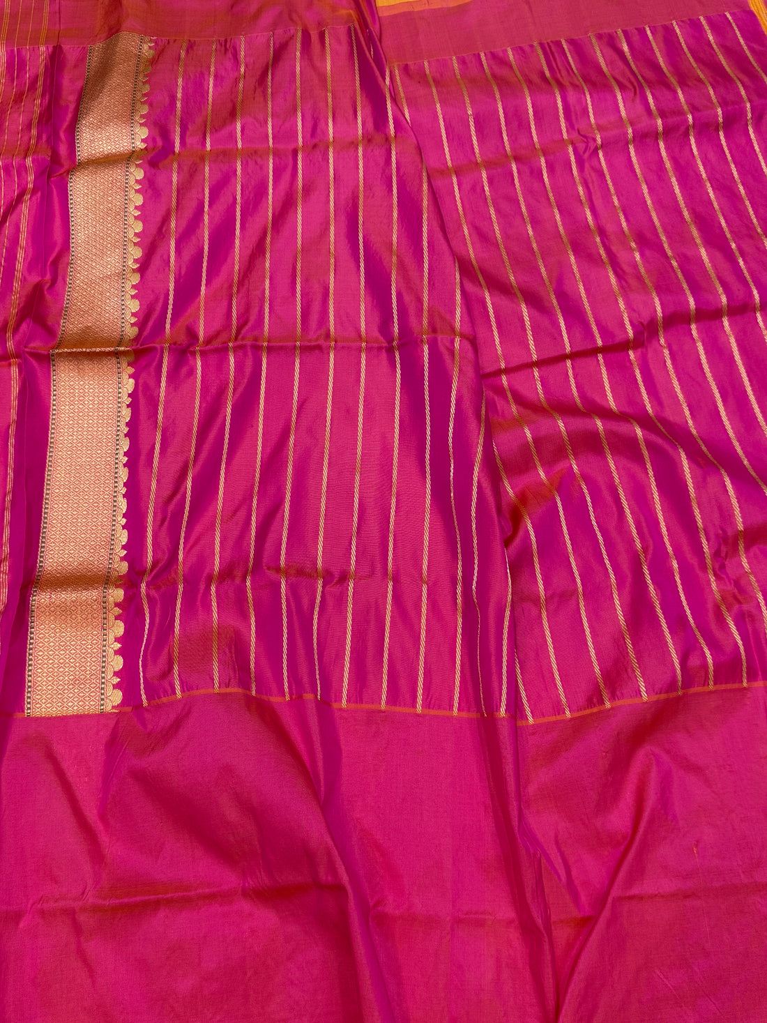 Ivory Handwoven Pure Ektara Organza Saree