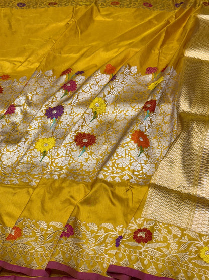 Handwoven Pure Banarasi Silk Saree