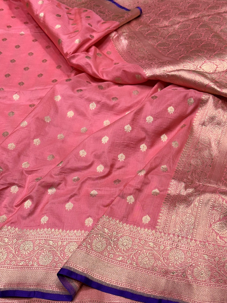 Banarasi Pure Katan Silk Saree | Pure Silk | Cutwork Technique | Banarasi Katan Silk Saree