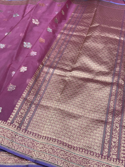 Handwoven Pure Banarasi Organza Saree