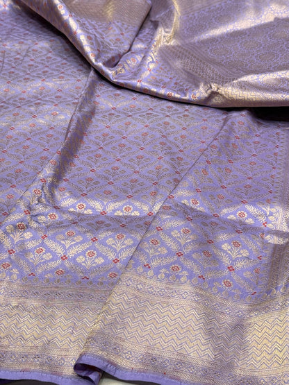Banarasi Minakari Pure Silk Brocade Saree