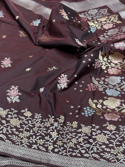 Handwoven Pure Banarasi Silk Saree