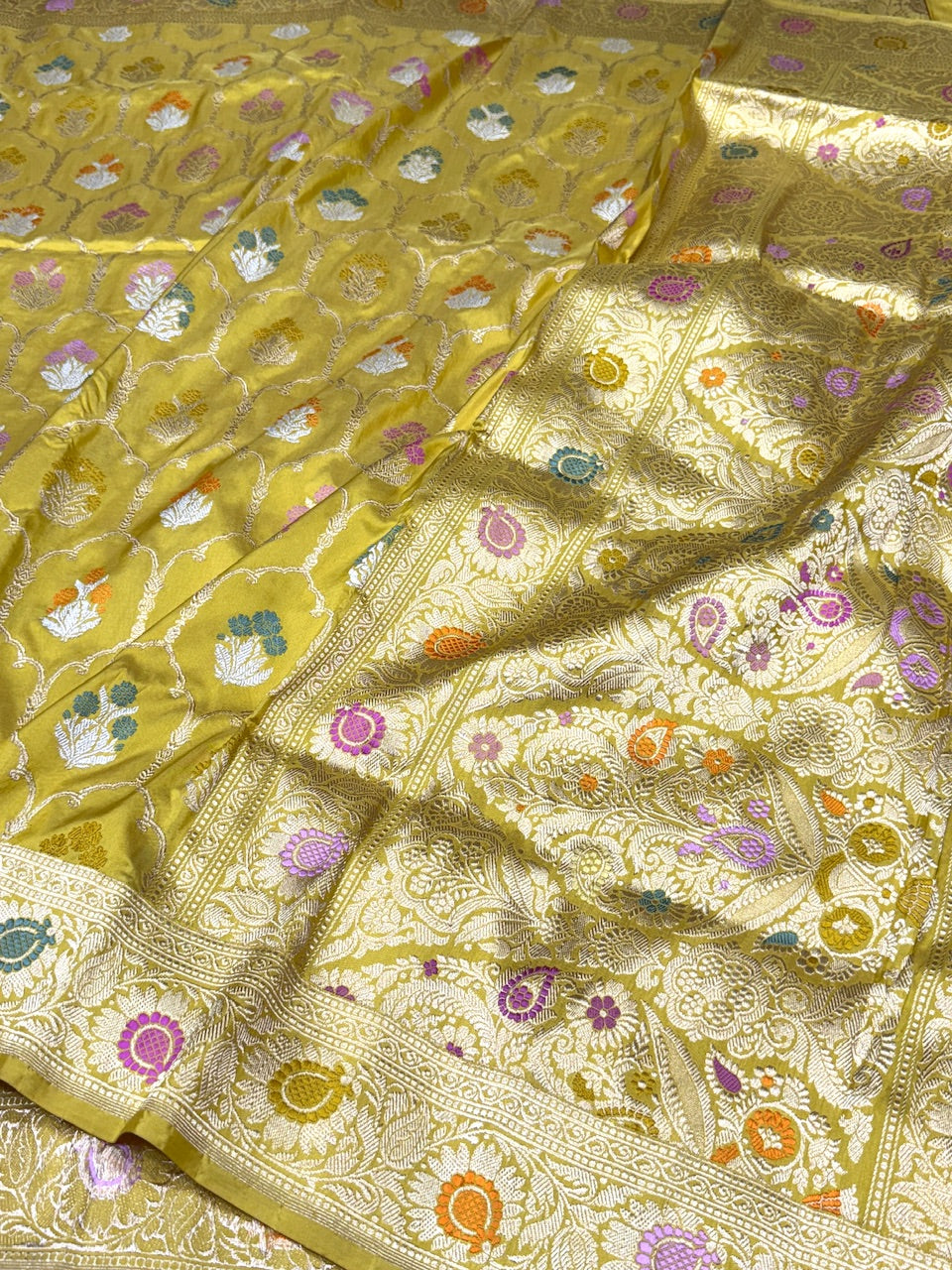 Handwoven Pure Banarasi Silk Saree