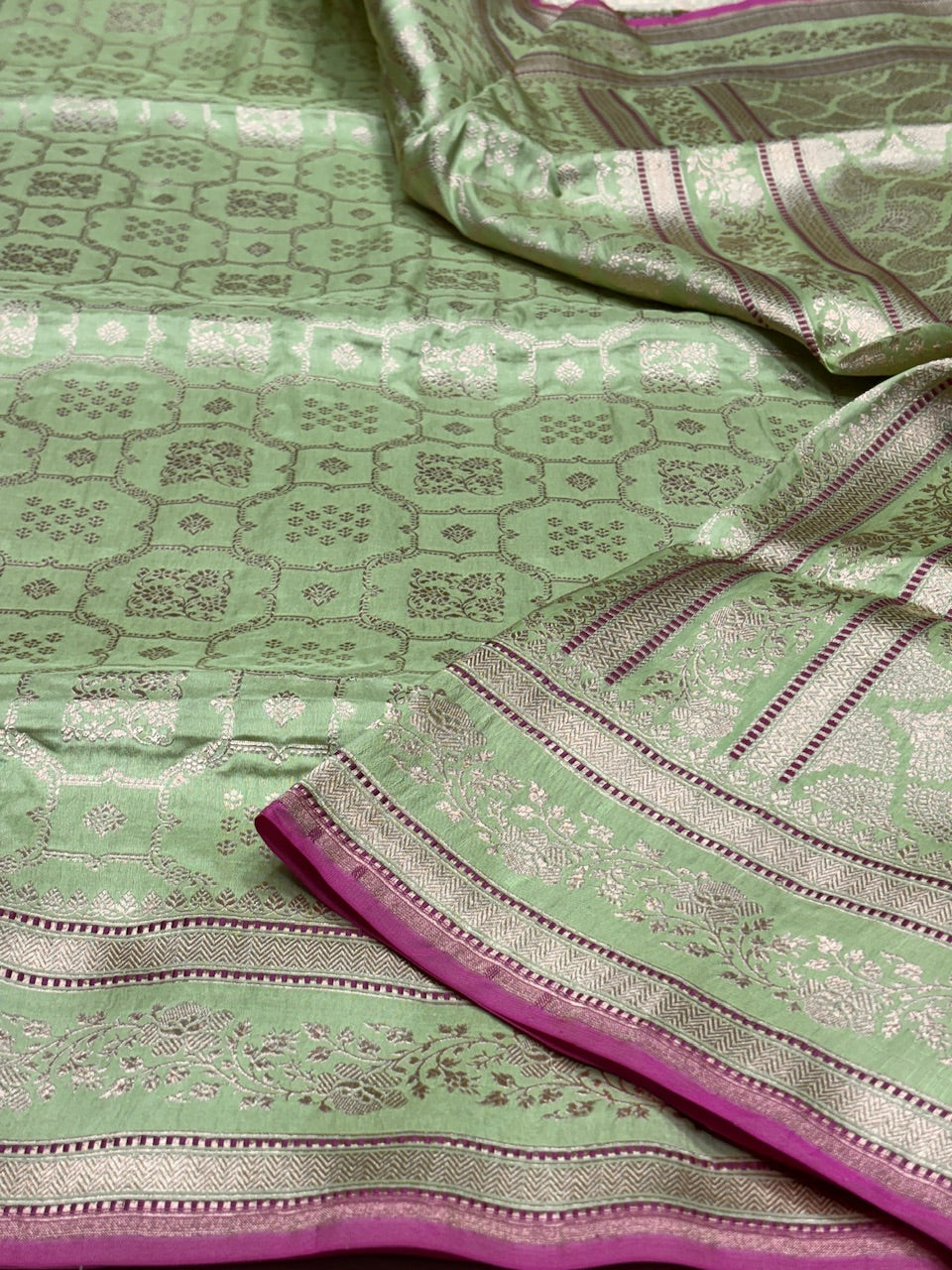 Banarasi Pure Katan Silk Saree | Pure Silk | Cutwork Technique | Banarasi Katan Silk Saree