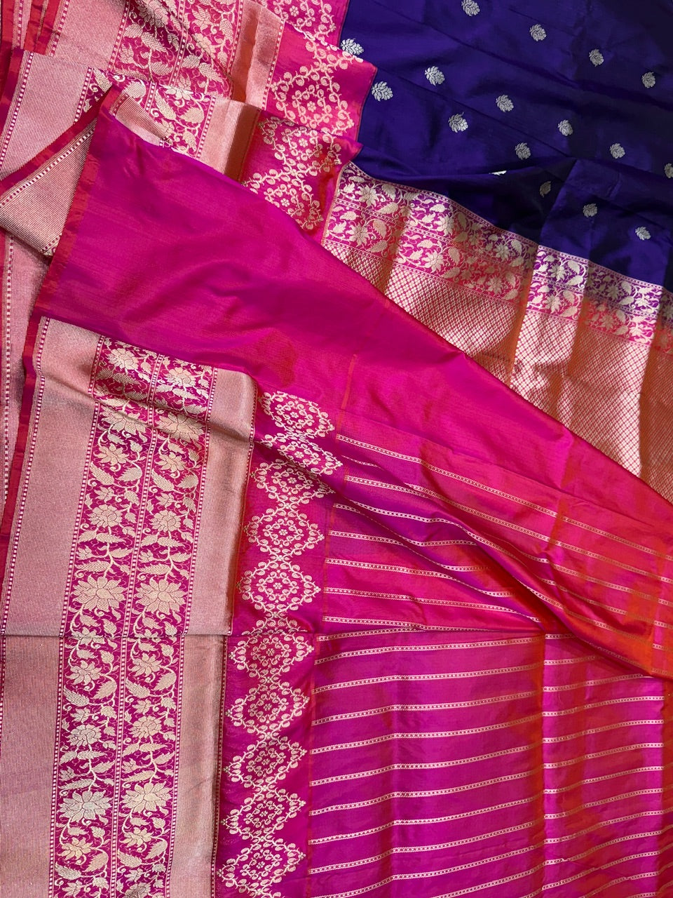 Purple Ektara Silk Handwoven Saree