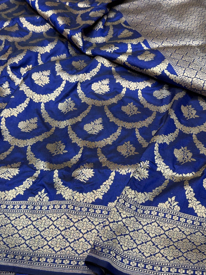 Necklace Design Pure Banarasi Silk Saree