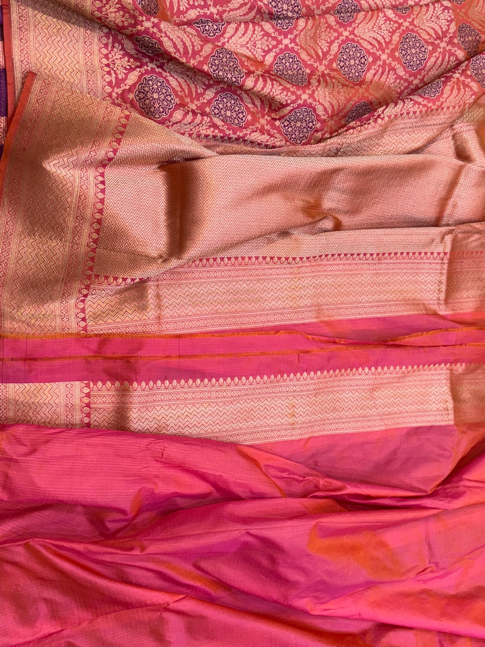 Banarasi Minakari Pure Katan Silk Brocade Saree