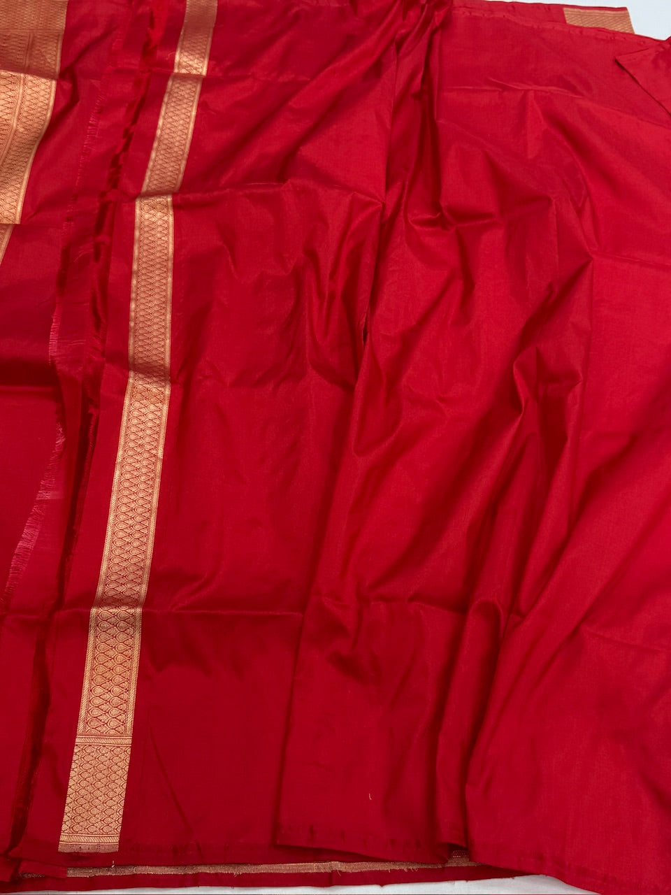 Red Handwoven Pure Banarasi Silk Saree