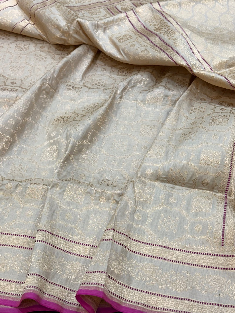 Banarasi Pure Katan Silk Saree | Pure Silk | Cutwork Technique | Banarasi Katan Silk Saree