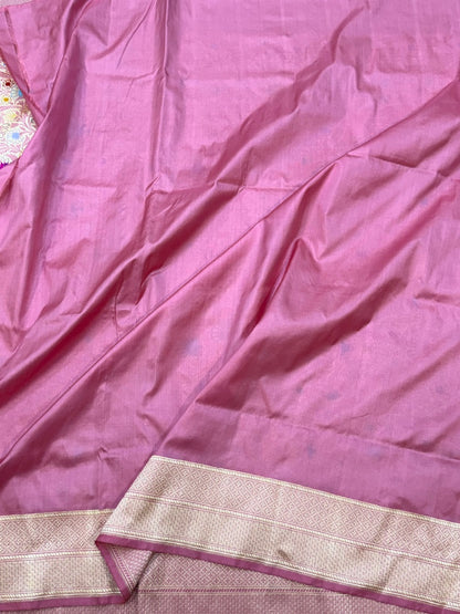 Handwoven Pure Silk Brocade Saree