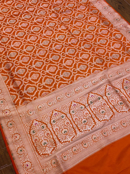 Banarasi Minakari Pure Silk Saree