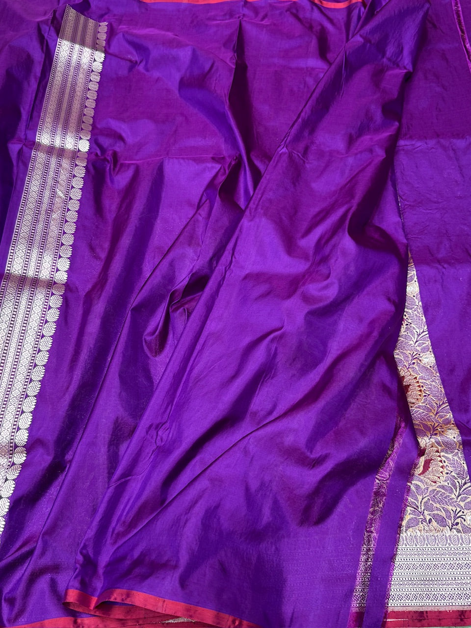 Handwoven Pure Banarasi Silk Brocade Saree