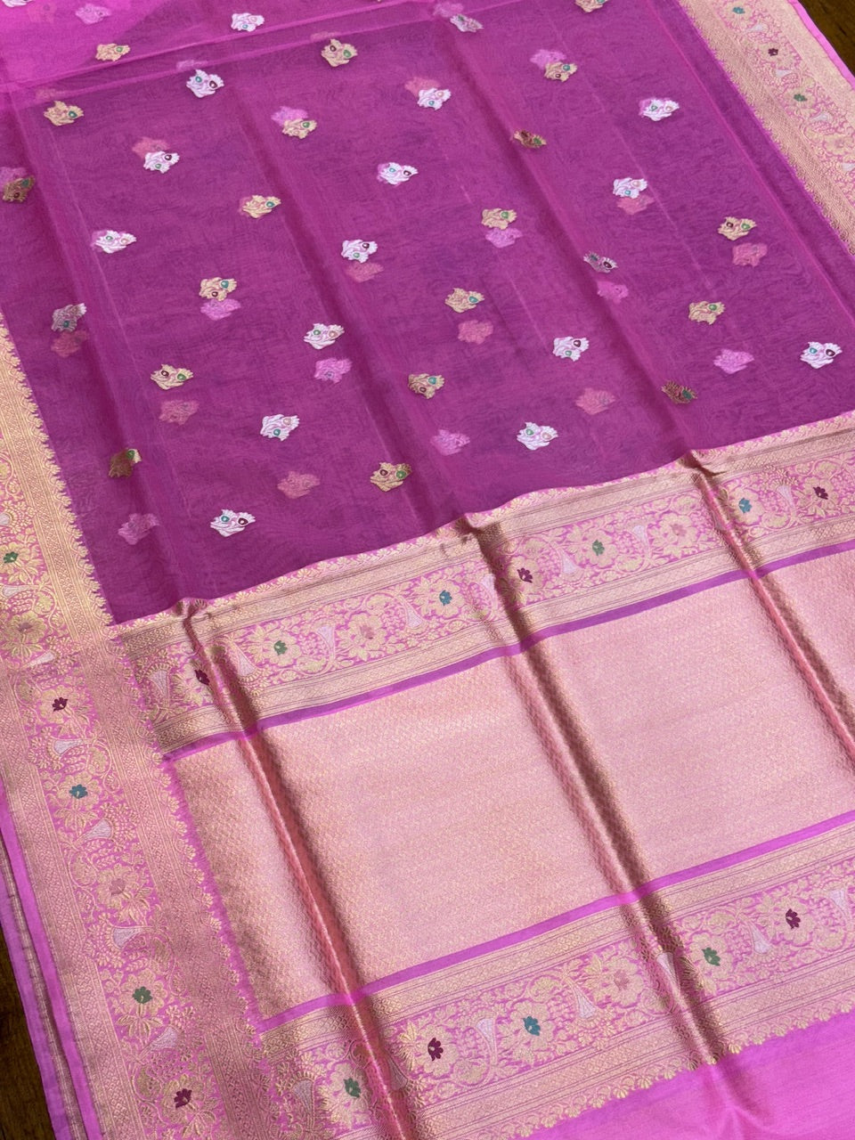 Handwoven Banarasi Pure Organza Saree