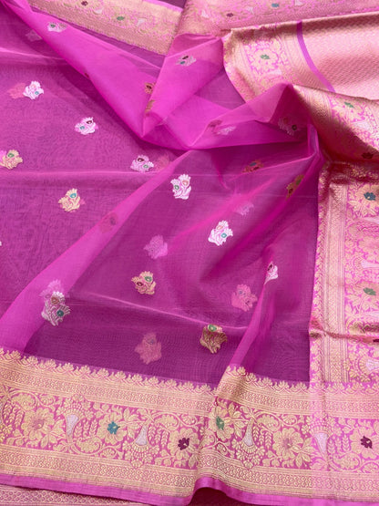 Handwoven Banarasi Pure Organza Saree