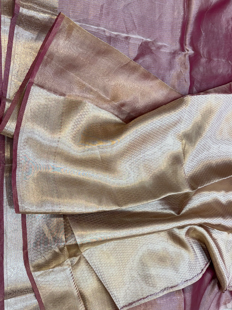 Magenta Pure Tissue Saree