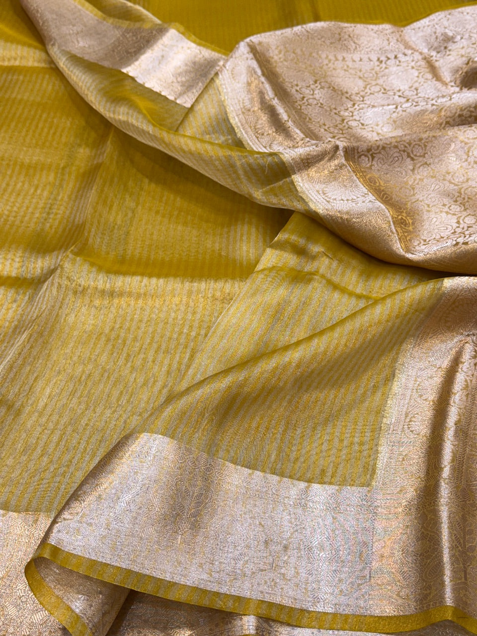 Gold Pure Tissue Saree