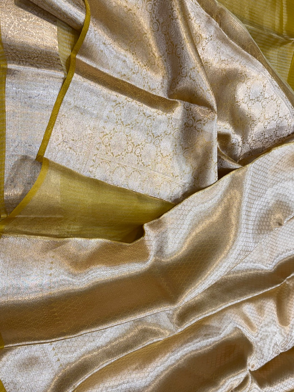 Gold Pure Tissue Saree