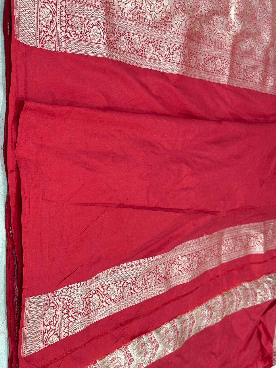 Red Pure Silk Saree