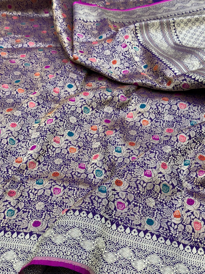 Handwoven Banarasi Pure Silk Brocade Saree