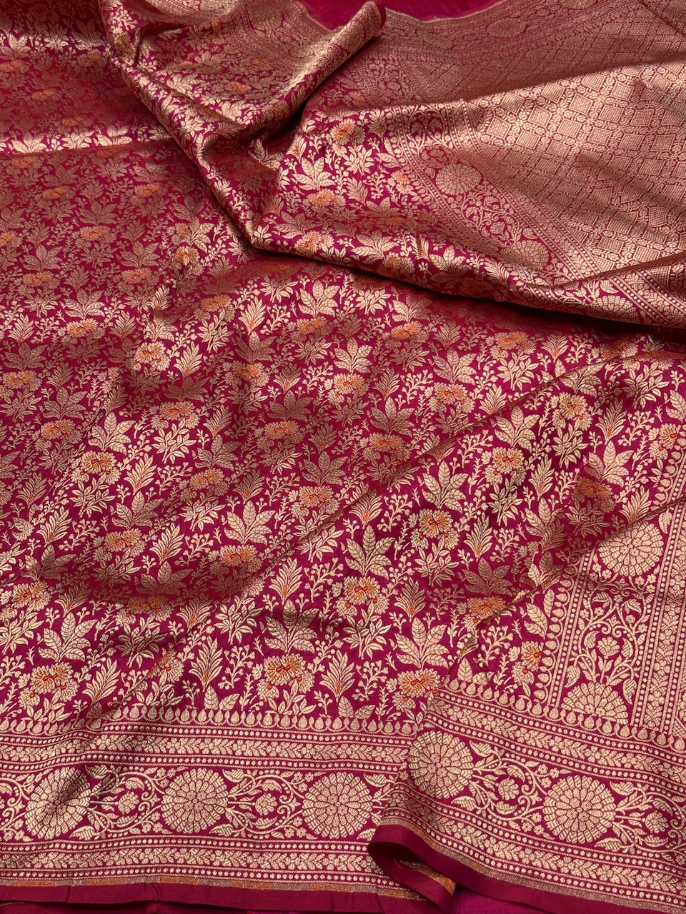 Minakari Pure Silk Brocade Saree
