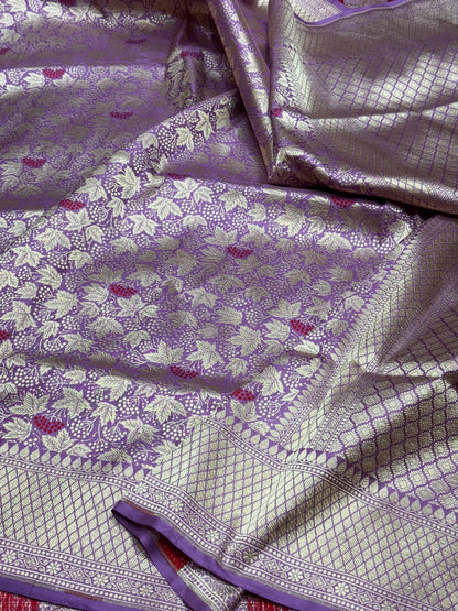 Banarasi Minakari Pure Silk Brocade Saree