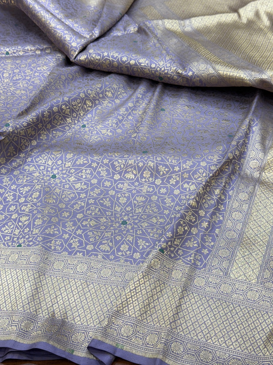 Banarasi Minakari Pure Katan Silk Brocade Saree – Rich Traditional Brocade Weave