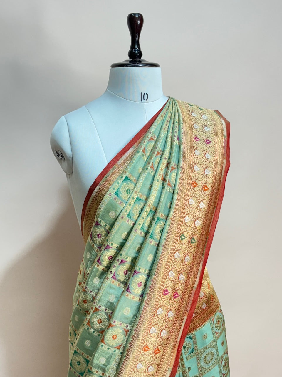 Banarasi Minakari Pure Tissue Silk Saree