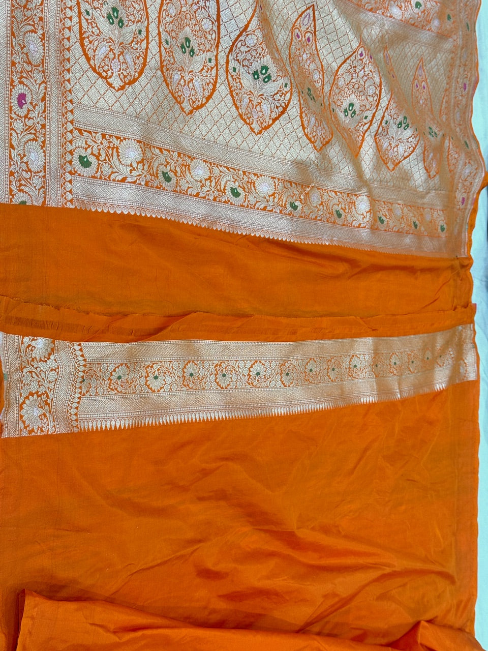 Banarasi Minakari Pure Katan Silk Saree | Pure Silk | Minakari Work | Cutwork Technique | Banarasi Katan Silk Saree