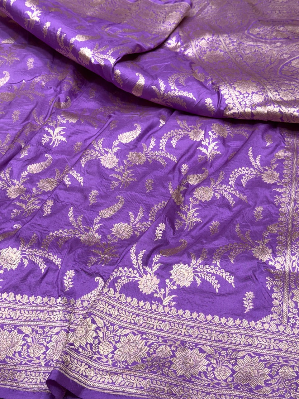 Banarasi Pure Katan Silk Saree | Pure Silk | Cutwork Technique | Banarasi Katan Silk Saree