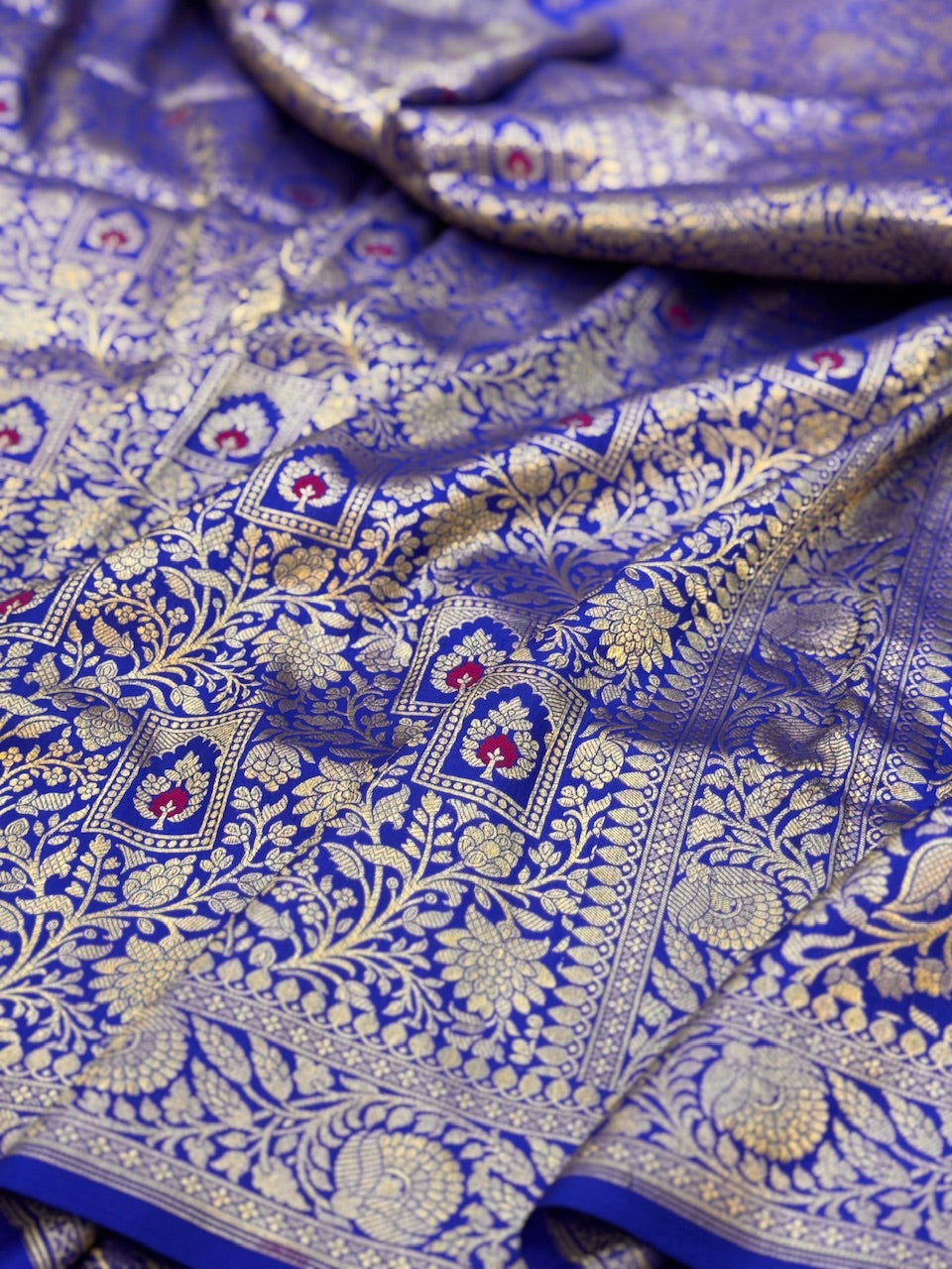 Banarasi Minakari Pure Silk Brocade Saree