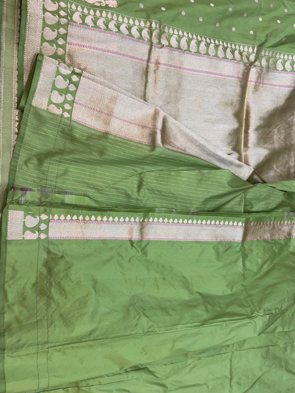 Green Handwoven Banarasi Silk Saree