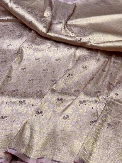 Banarasi Minakari Pure Silk Brocade Saree