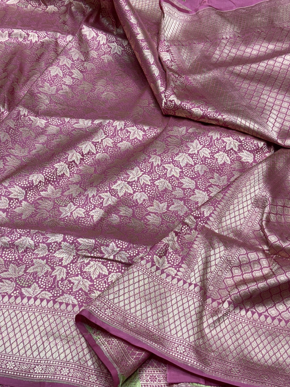 Banarasi Minakari Pure Katan Silk Brocade Saree
