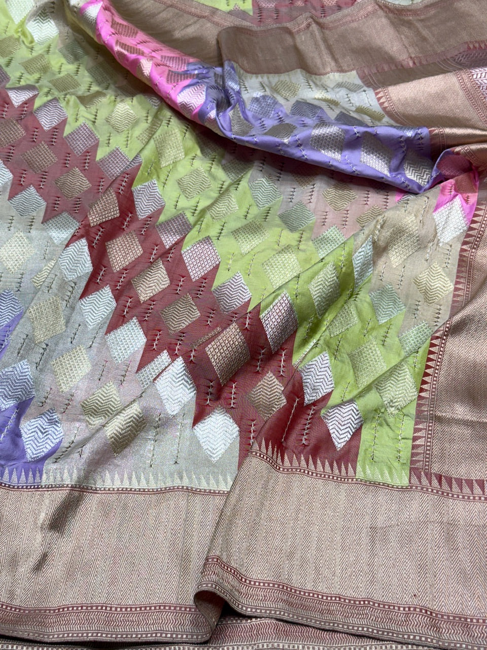 Rangkaat Handwoven Pure Banarasi Saree