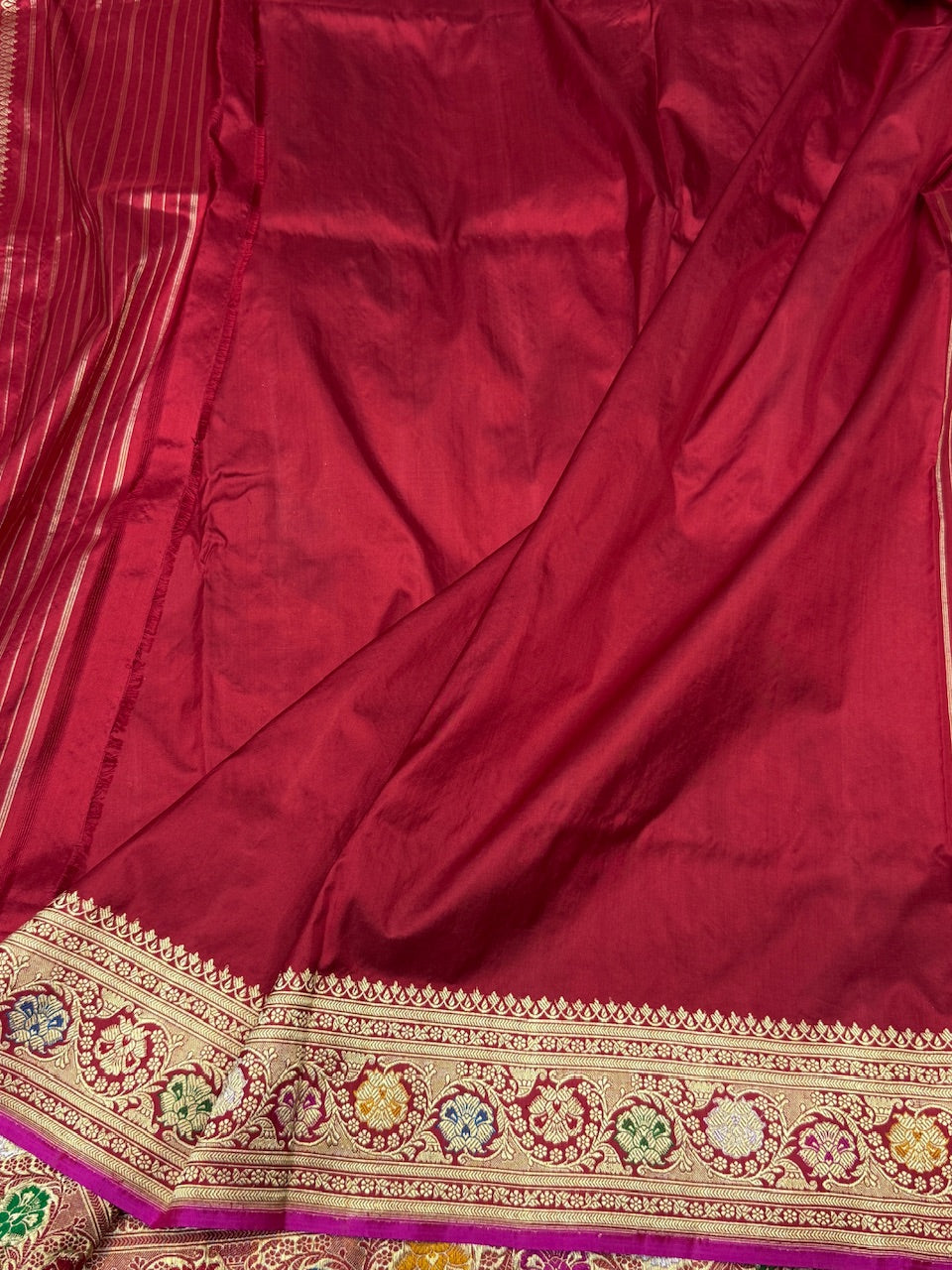 Handwoven Rangkaat Pure Banarasi Saree
