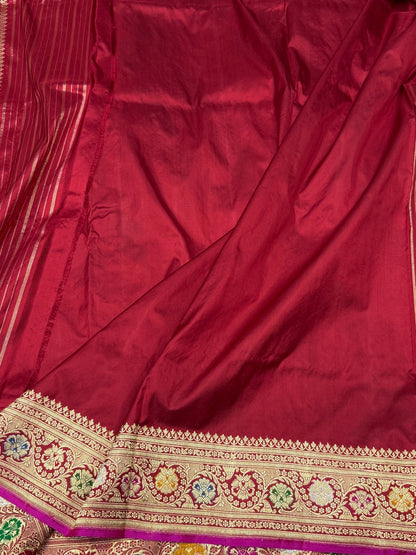 Handwoven Rangkaat Pure Banarasi Saree