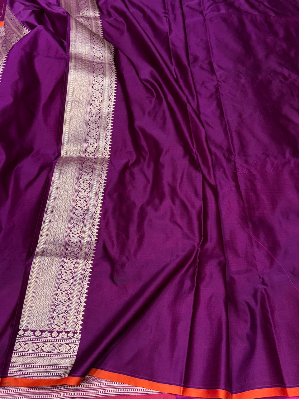 Handwoven Banarasi Satin Silk Saree
