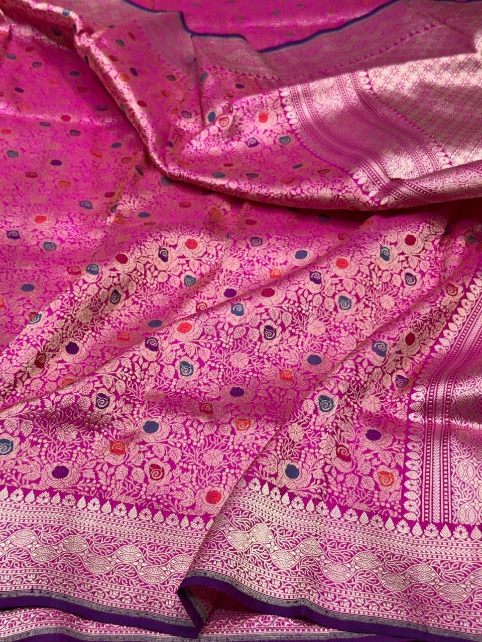 Handwoven Banarasi Pure Silk Brocade Saree