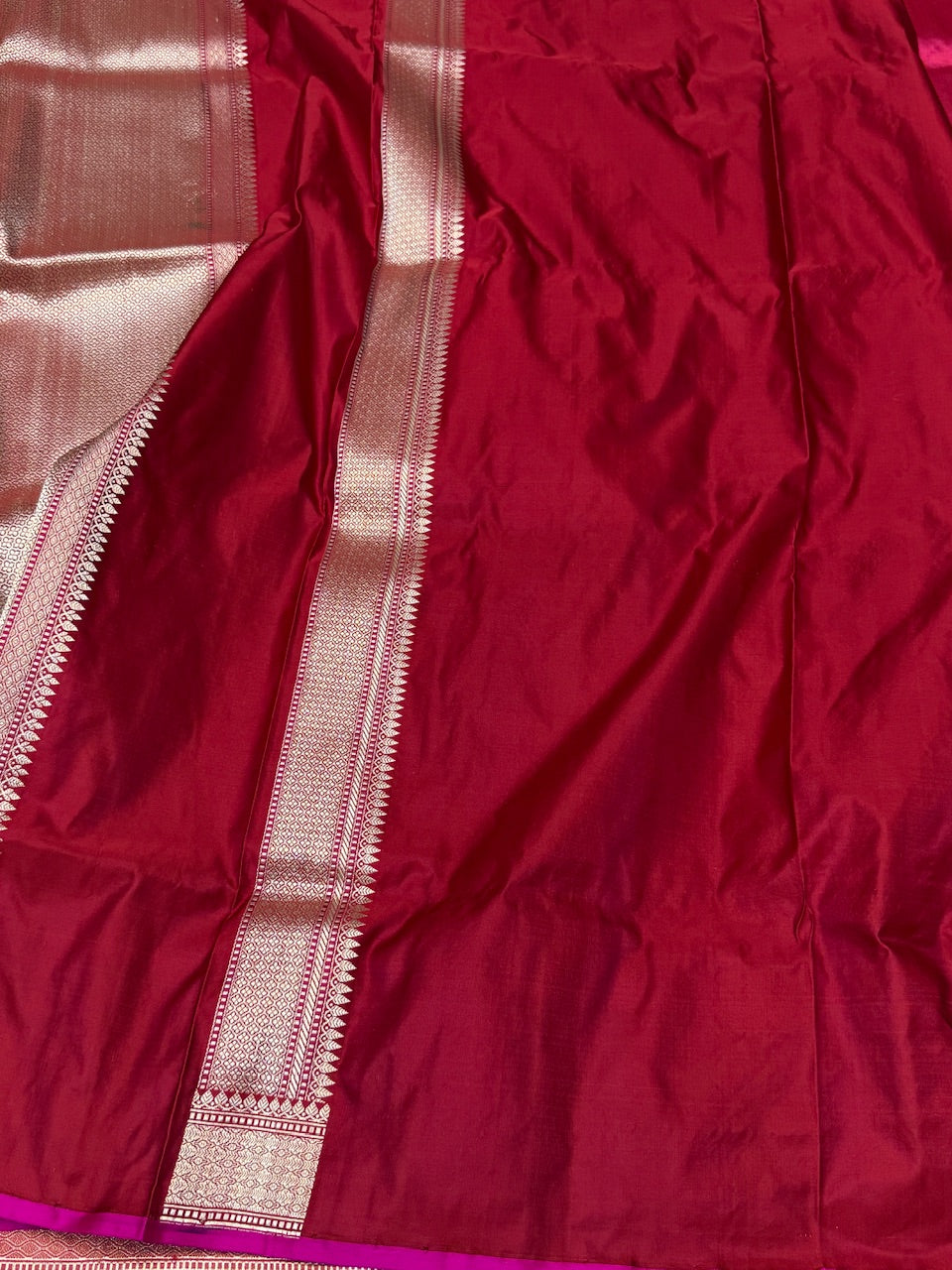 Handwoven Pure Banarasi Satin Silk Saree