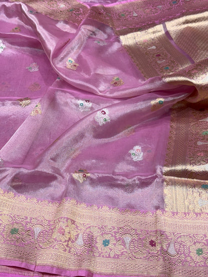 Handwoven Banarasi Pure Tissue Saree