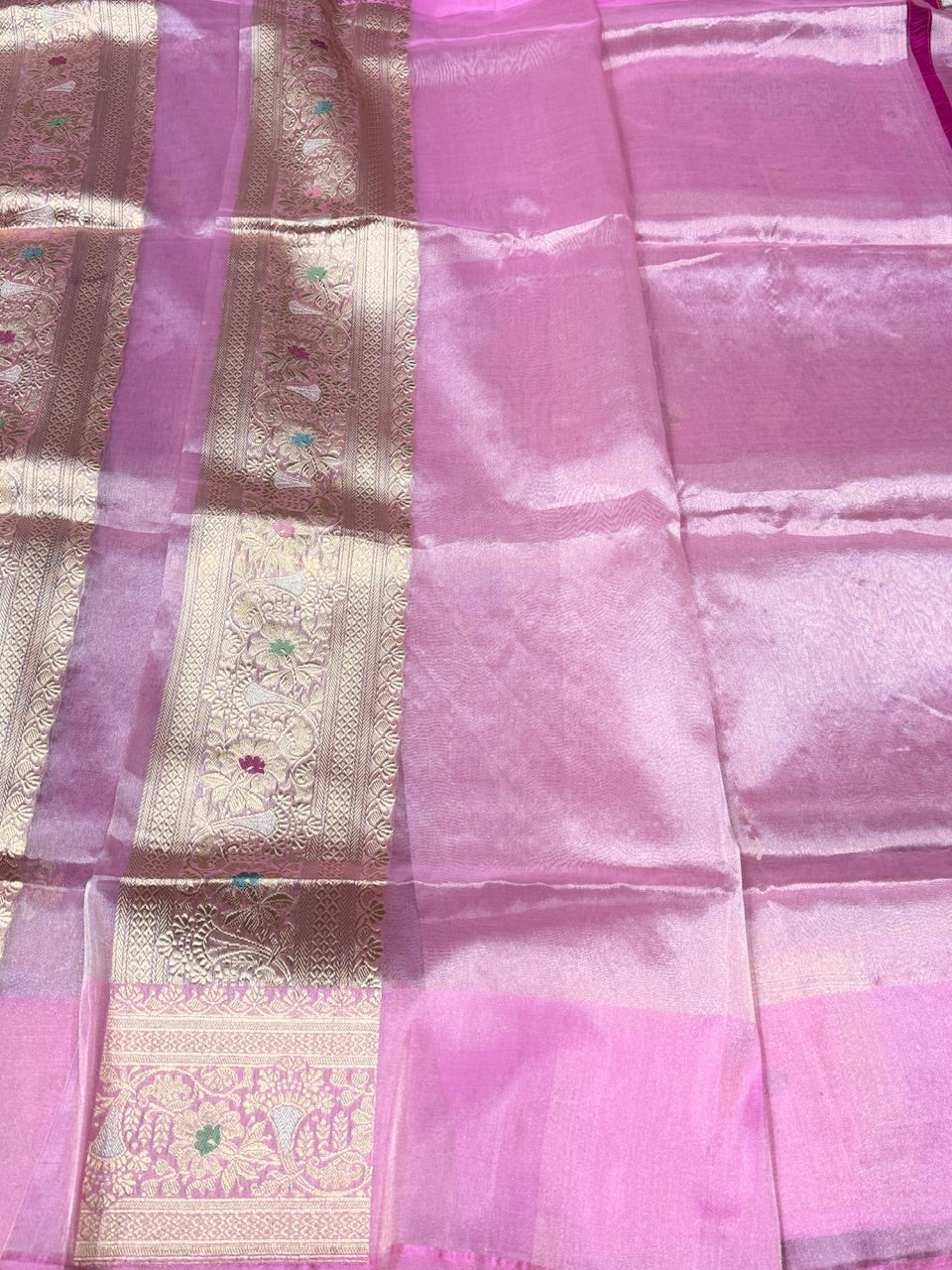 Handwoven Banarasi Pure Tissue Saree